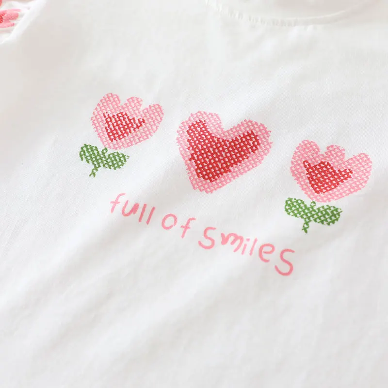 MILANCEL conjunto de verano para bebé transpirable con flores - imagen 5