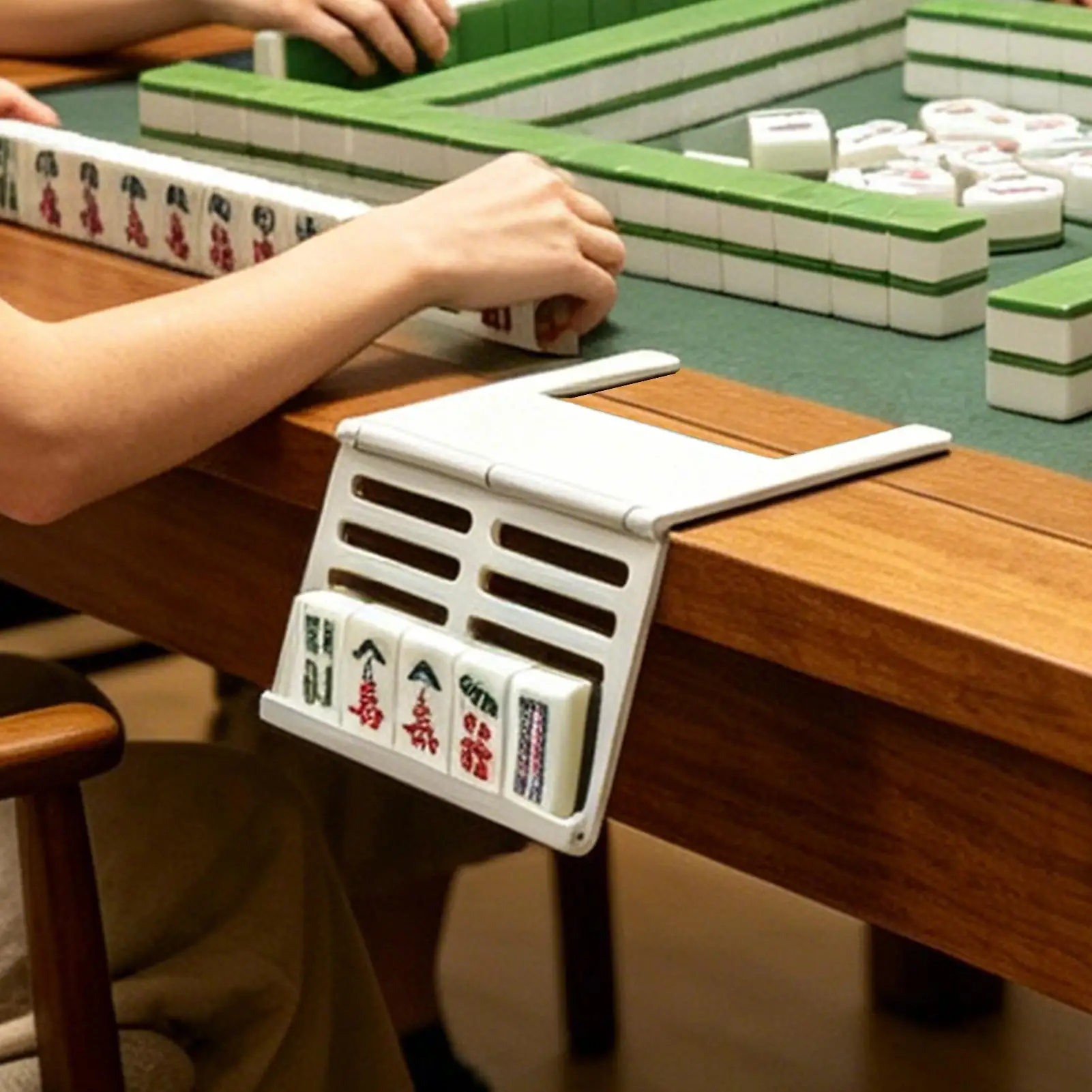 Soporte plegable para cartas de mahjong con visión en ángulo - imagen 4