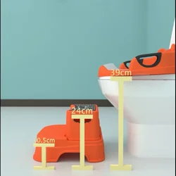 Taburete antideslizante para niños – Ayuda baño infantil