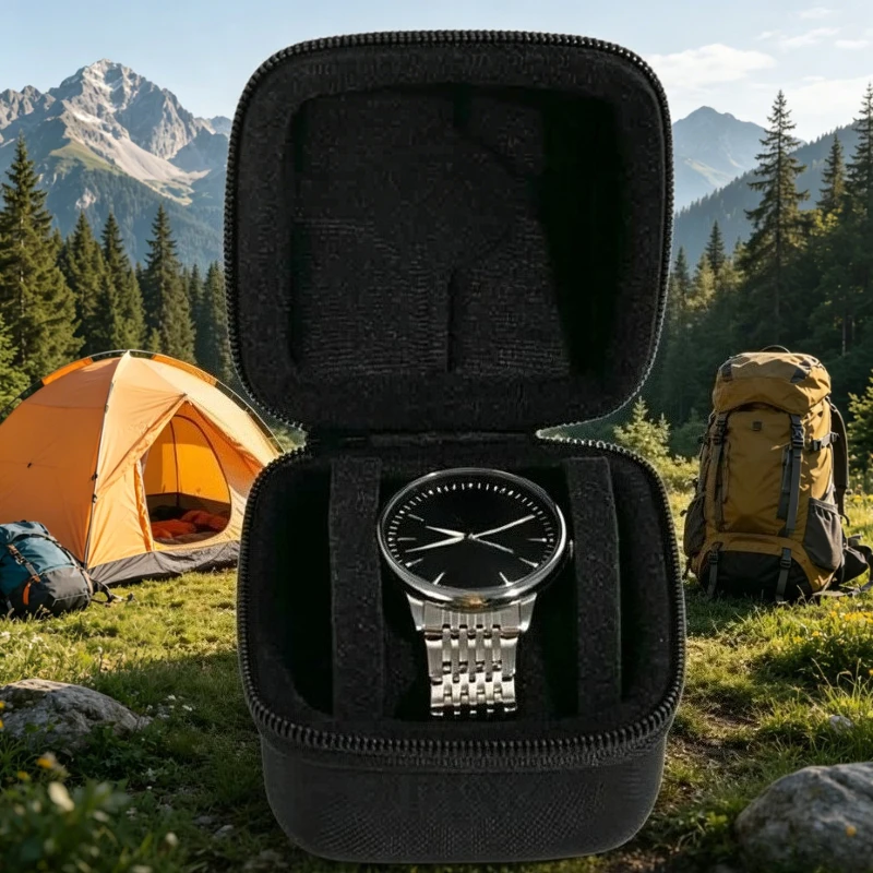 Funda protectora para relojes portátil con espuma flexible
