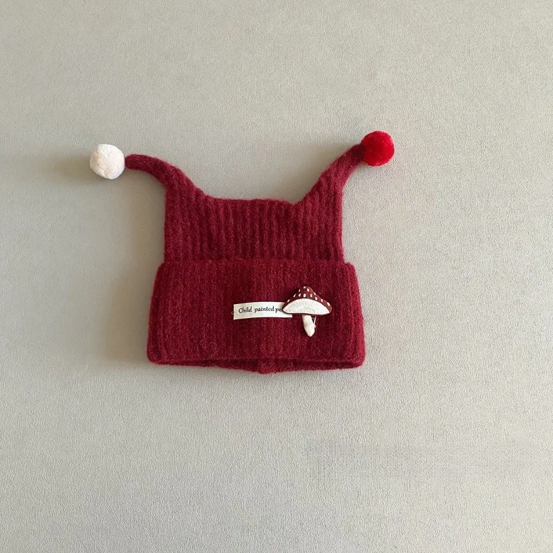 Gorrito bebé con orejeras de lana gruesa cortaviento, otoño-invierno - imagen 5