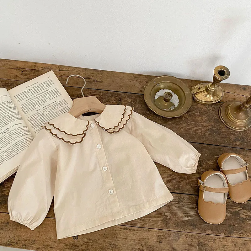 Conjunto de otoño para bebé niña – Blusa y body de algodón - imagen 5