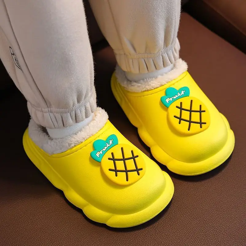 Pantuflas antideslizantes de casa algodón para niños y niñas - imagen 4