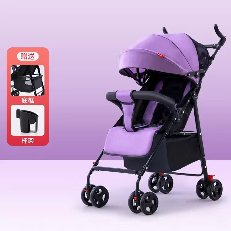 Carrito de bebé ultraligero tipo paraguas con amortiguadores - imagen 4