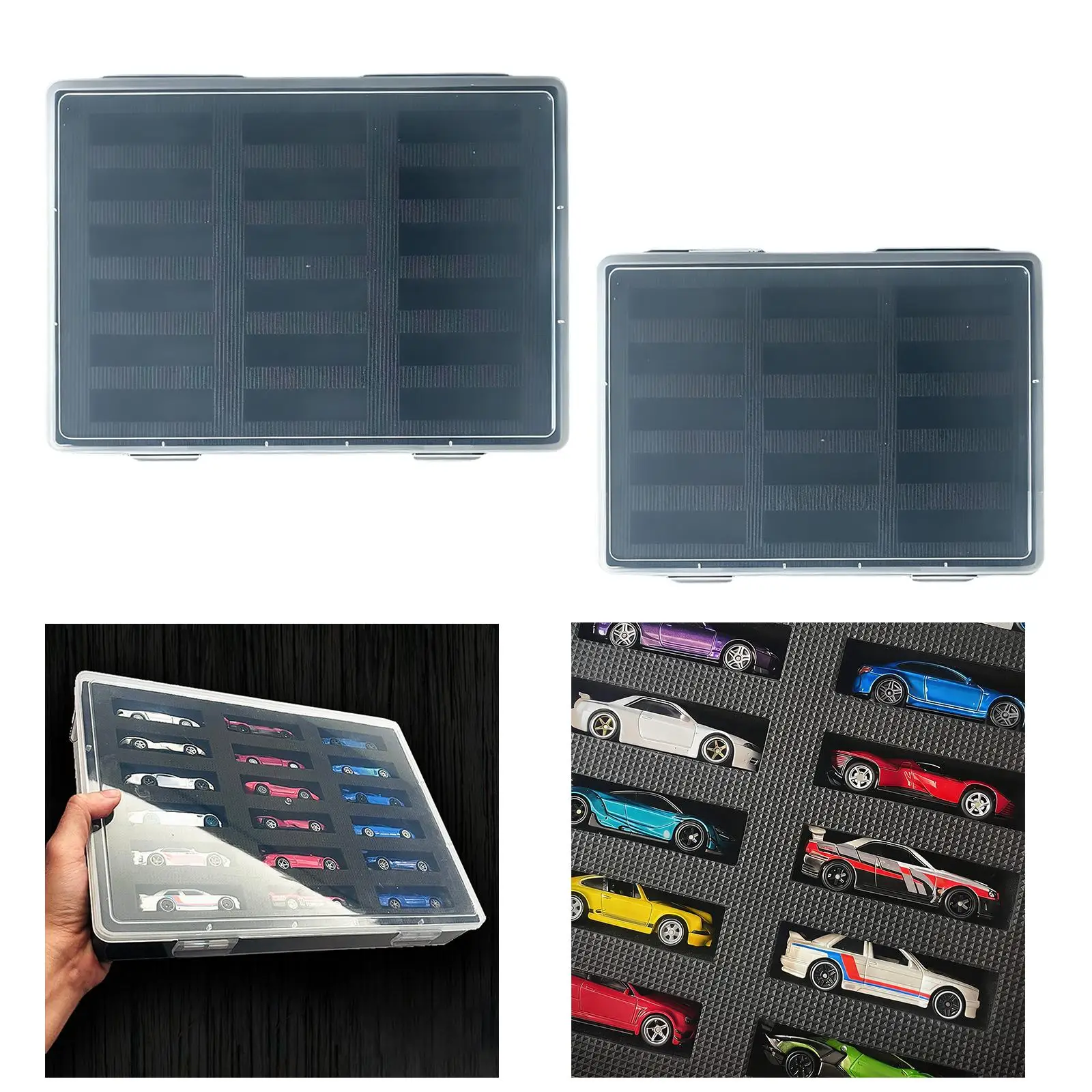 Estuche cerrado transparente protector