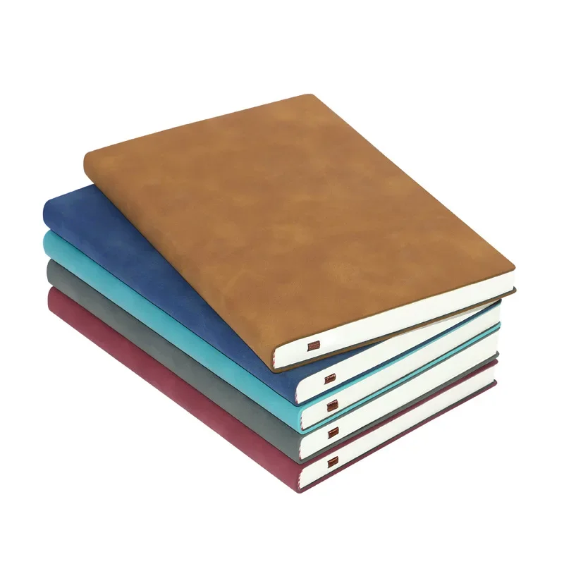 Cuaderno PU A5 piel de oveja estudiante planificador diario