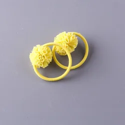 Flor de seda artesanal bandita para el pelo de bebé princesa