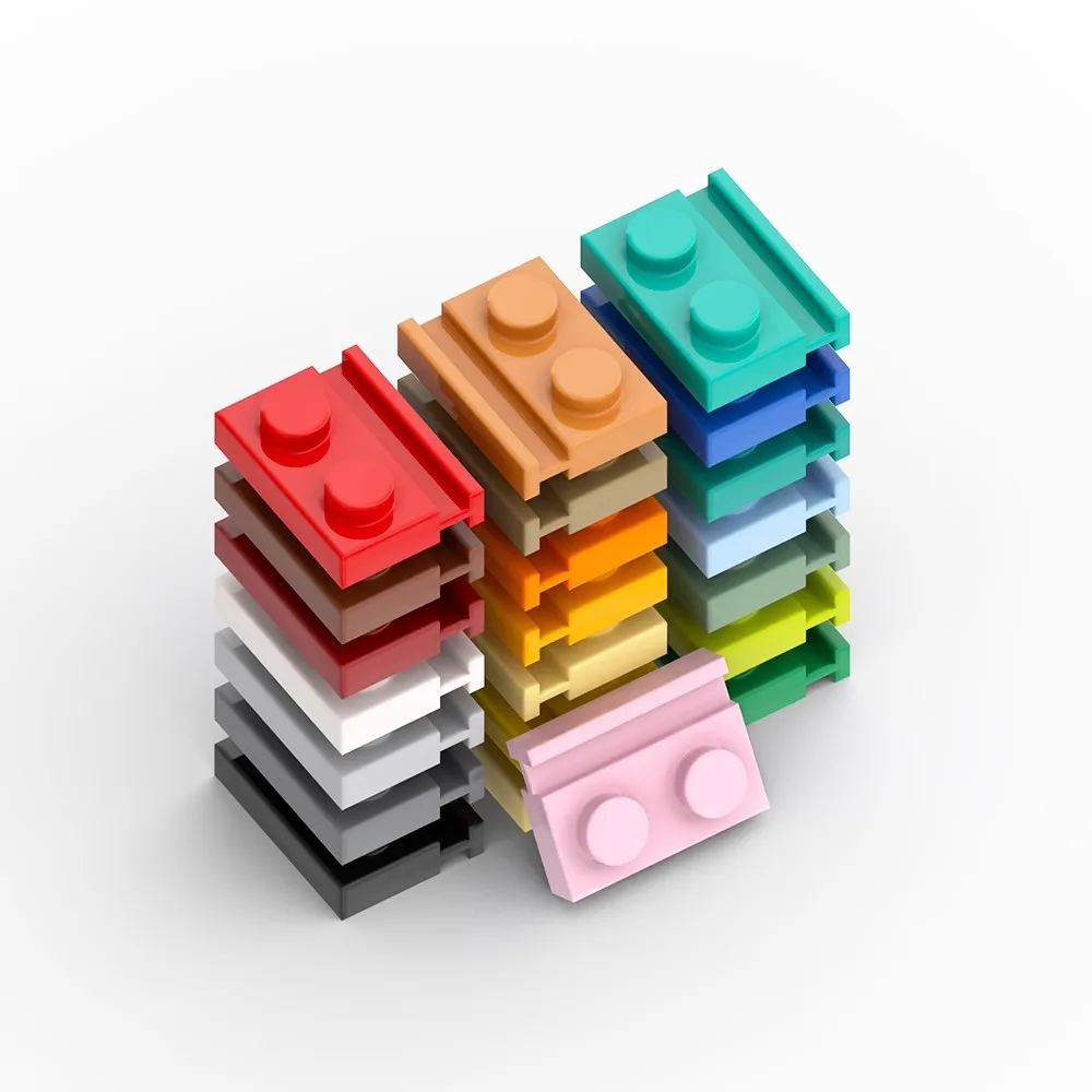 Bloques de construcción educativos con rieles para niños - imagen 4