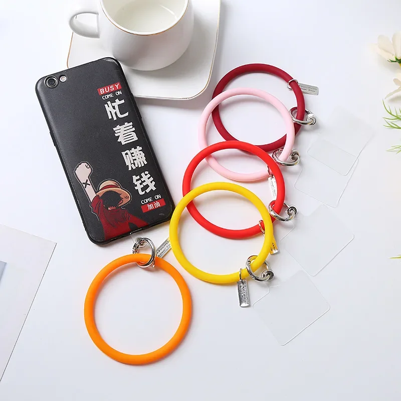 Pulsera antipérdida de silicona para móvil – Correa llavero niños - imagen 4