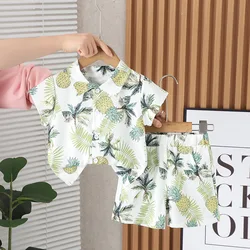 Ropa de verano para niños: camisa y shorts de algodón