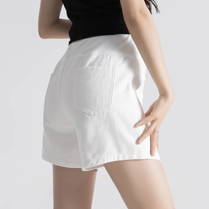 Pantalones vaqueros cortos maternity – Cómodos y frescos - imagen 2