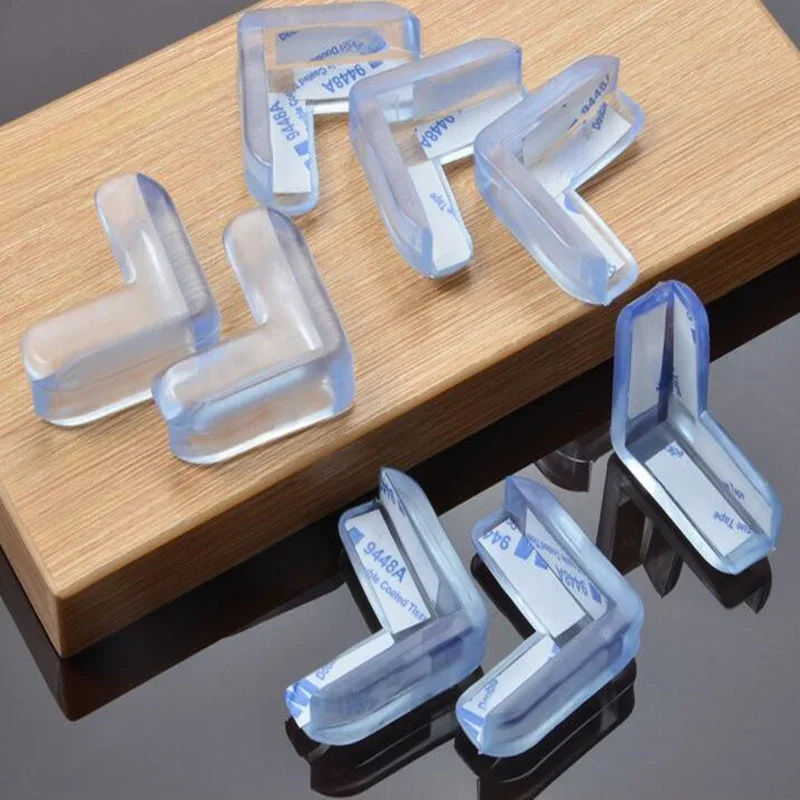 Protector de esquinas transparente para mesas de bebé, borde seguro - imagen 3