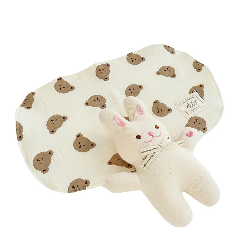 Almohada antivómitos transpirable absorbente para bebé de algodón - imagen 3