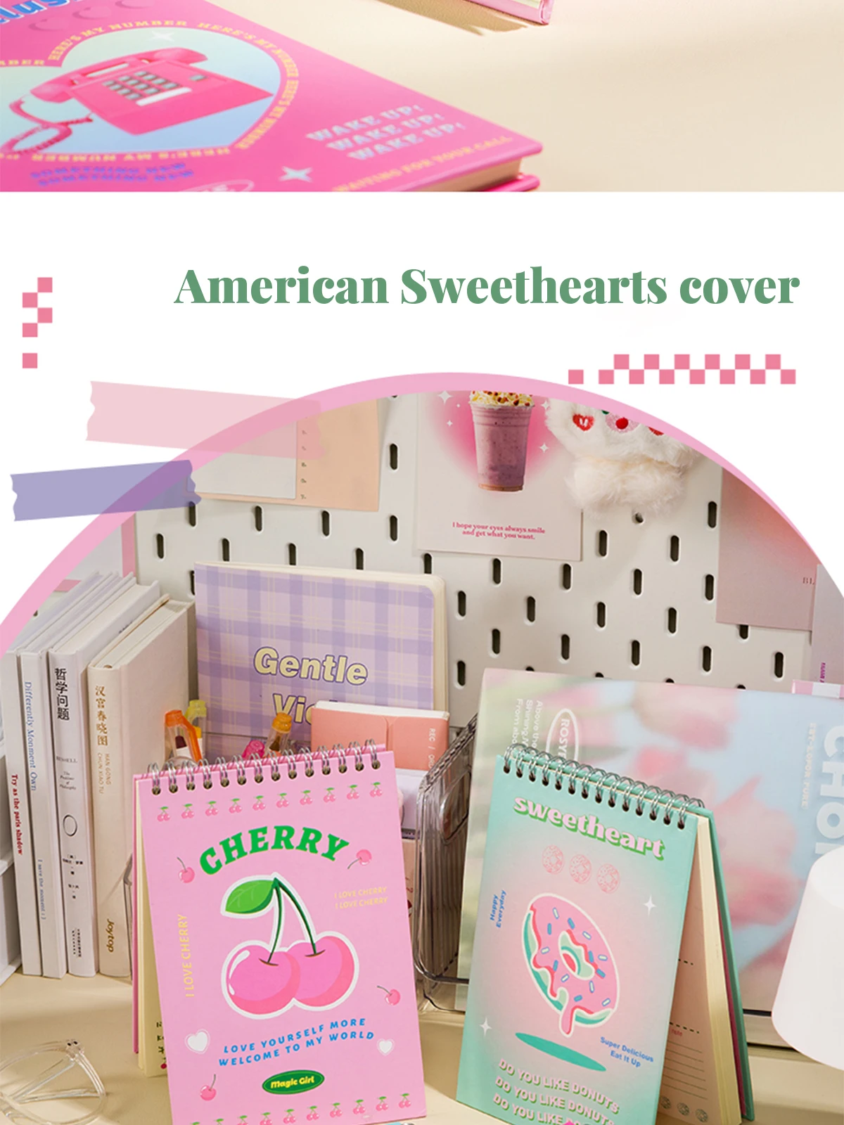Cuaderno abierto mostrando páginas