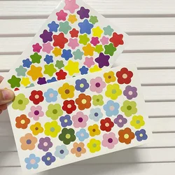 Pegatinas autoadhesivas infantiles con formas de estrella y corazón