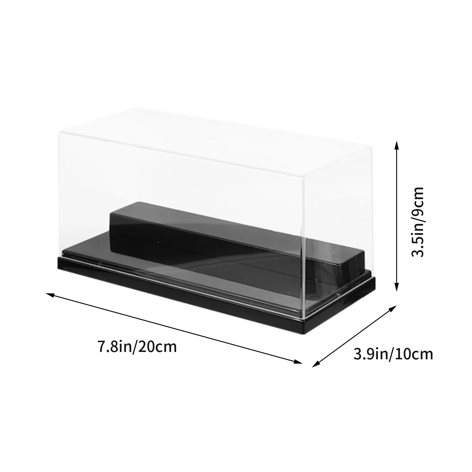 Vitrina transparente para proteger y ordenar figuras