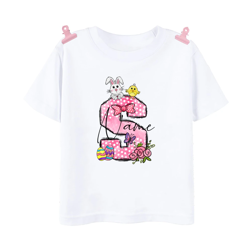 Camiseta con diseño de conejito de Pascua