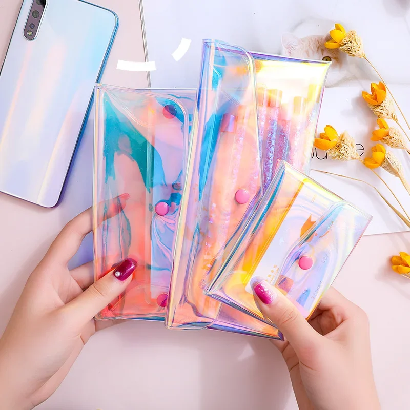 Estuche transparente multiusos para niños – Organiza lápices y cosméticos - imagen 4