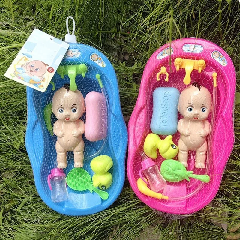 Set de juguetes de baño con accesorios de pato