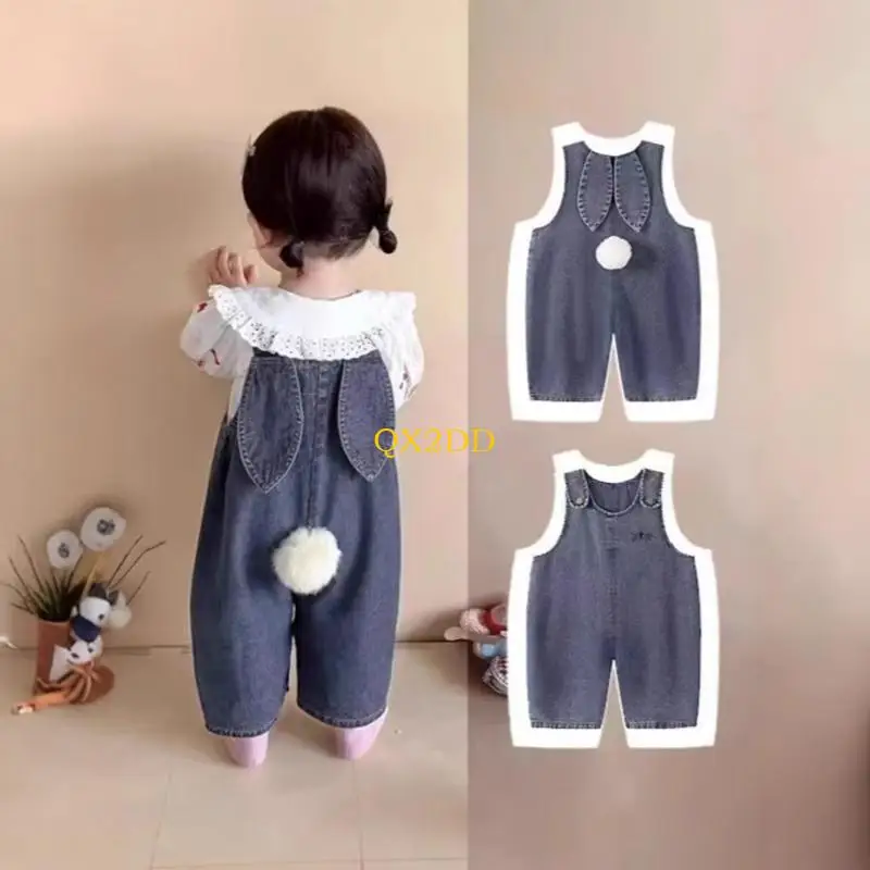 QX2D Mameluco bebé de Pascua conejito suave y cómodo - imagen 3