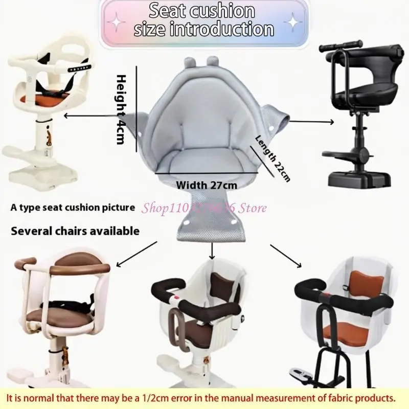Cojín antideslizante lavable para asiento de cochecito - imagen 3