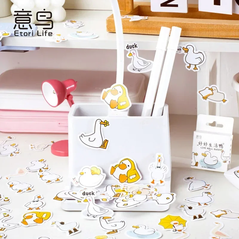 Buena Vida pato pegatinas para cuadernos decorativas autoadhesivas - imagen 3