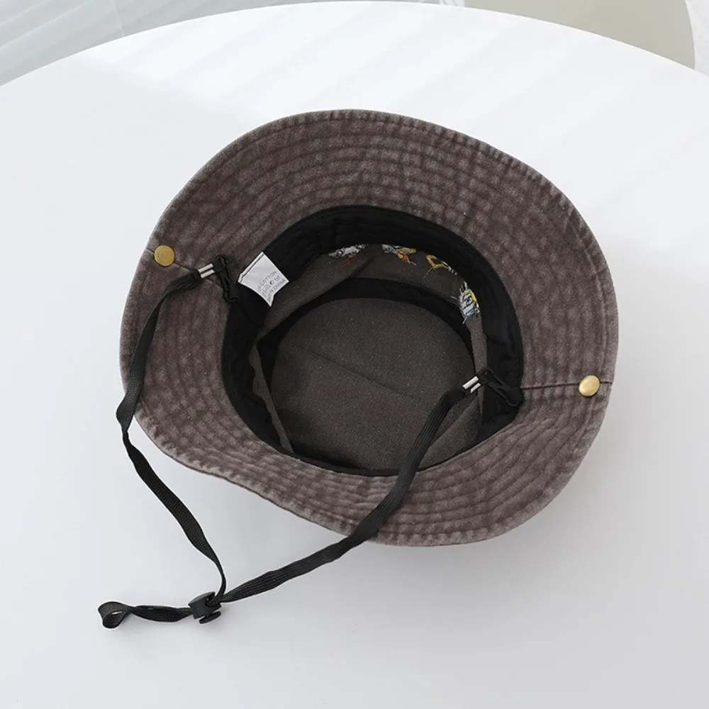 Sombrero de cubo para niños en tono caqui