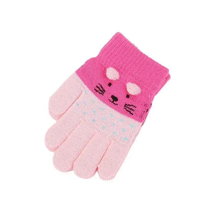 Guantes de felpa para niños con animalitos – Otoño-Invierno - imagen 2