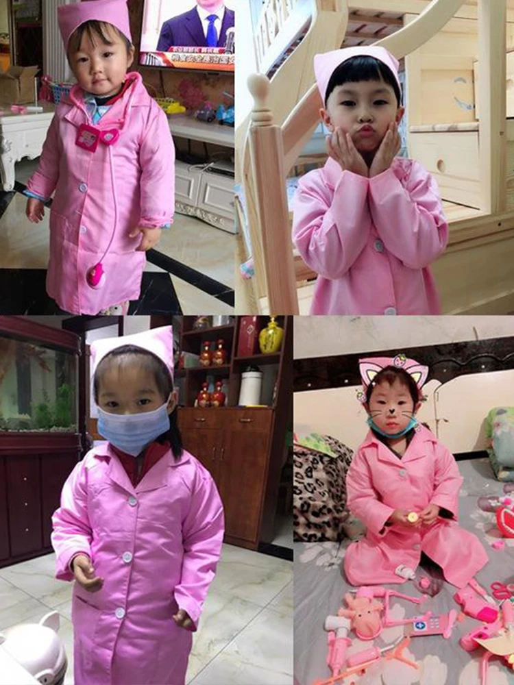 Uniforme infantil estilo sanitario
