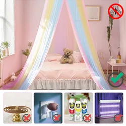 Mosquitera para cuna con dosel princesa arcoíris