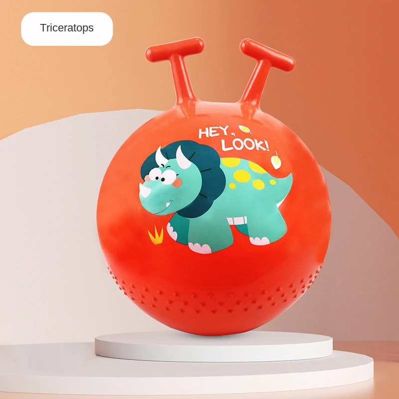 Pelota de salto inflable con mango para niños y niñas - imagen 2