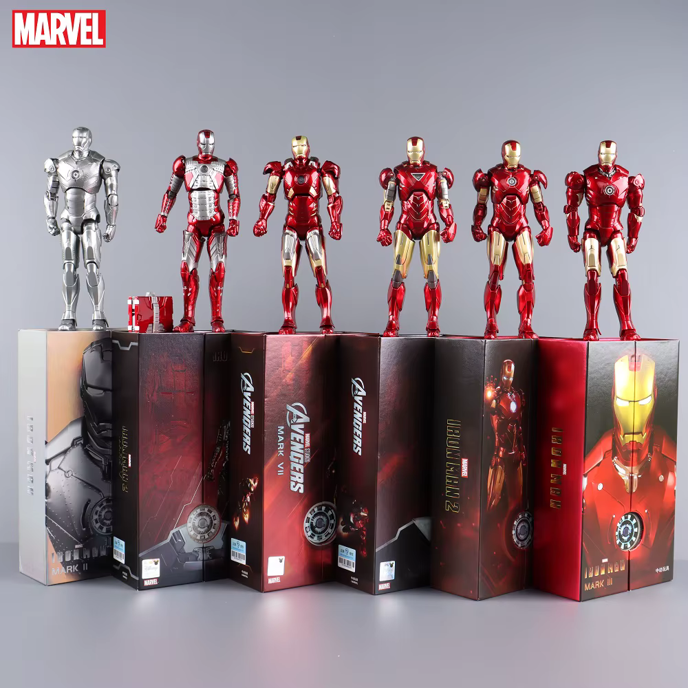 Figura Iron Man MK con iluminación LED frontal