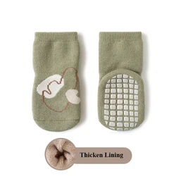 Calcetines antideslizantes de felpa para niños