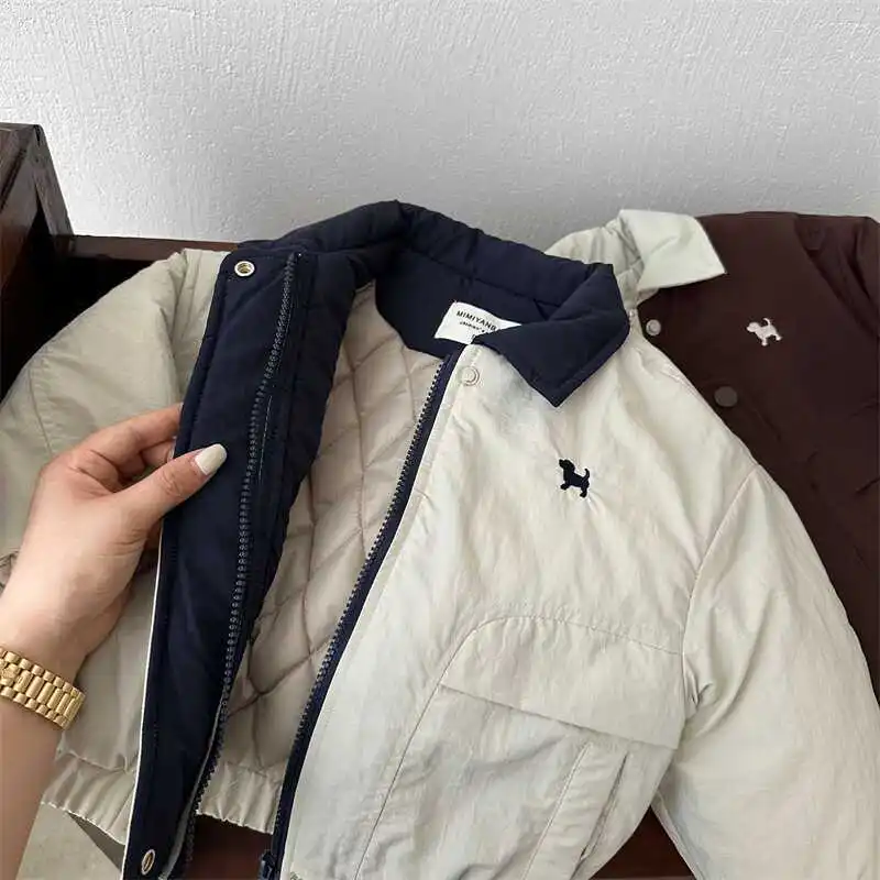 Chaqueta de invierno para niños – Abrigo suave de algodón - imagen 5