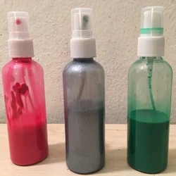 Vvocci botella de perfume en spray recargable PET transparente