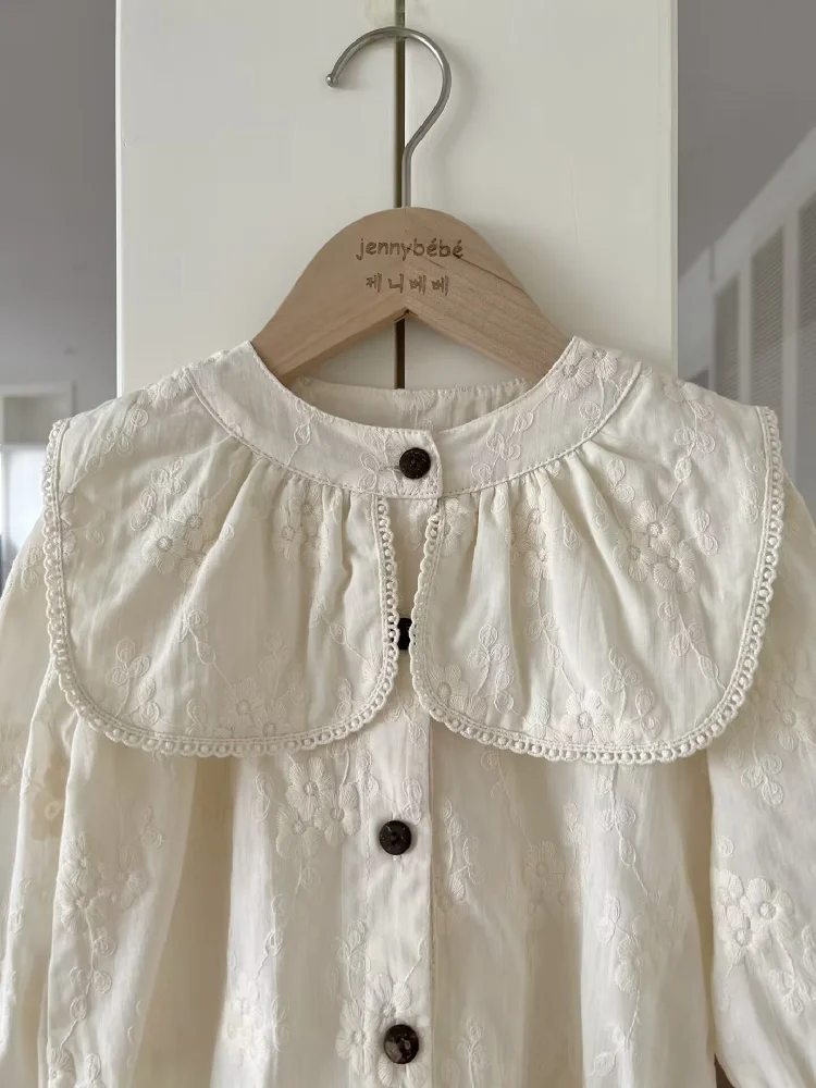 Vestido de niña en encaje con volantes, estilo princesa - imagen 2