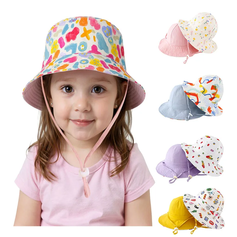 Sombrero de pescador reversible con protección UV infantil - imagen 3