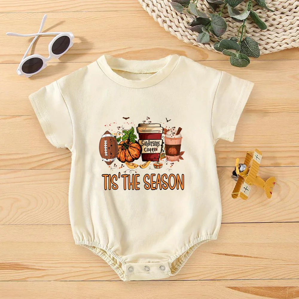 Tie The Season Body de bebé Halloween retro con calabaza - imagen 3
