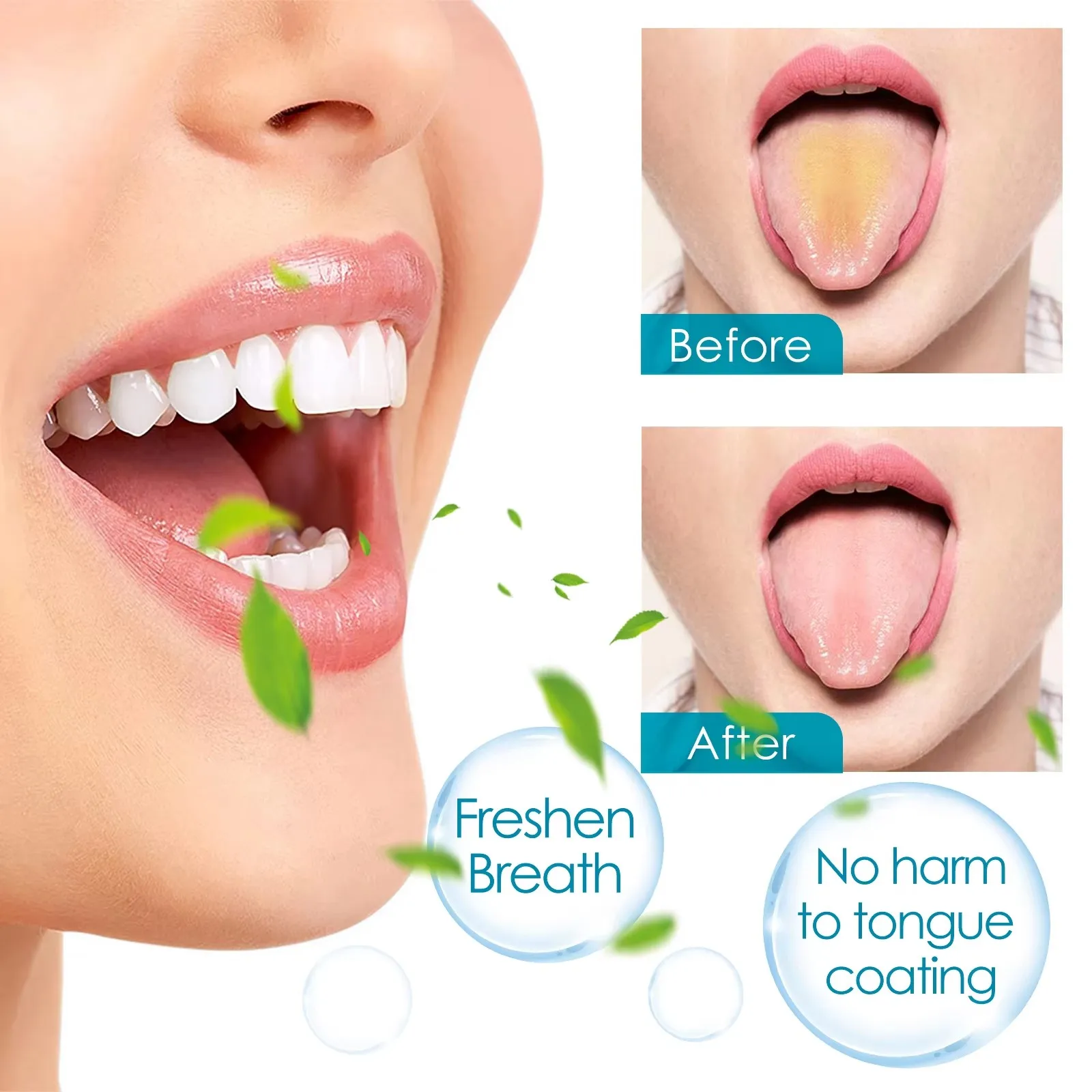 Raspador de lengua de acero inoxidable: reduce el mal aliento - imagen 5