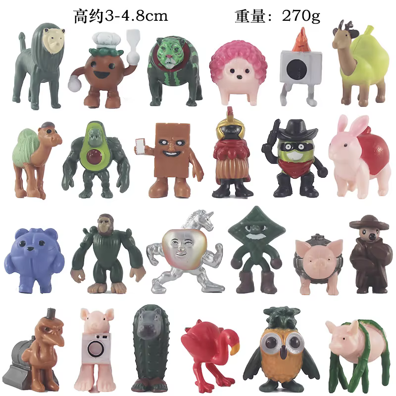 Figuras de accion Brainrot Tun, PVC italiano - imagen 2