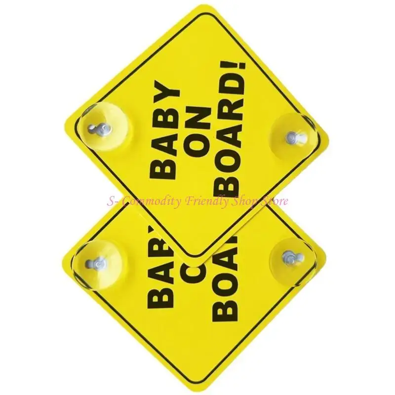 Señal de seguridad para coche 2xparent con advertencia