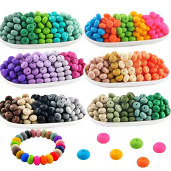 Kovict cuentas de silicona 14mm para ábaco infantil
