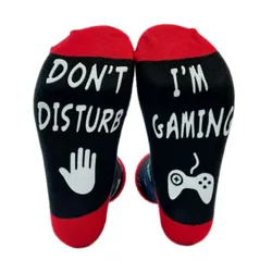 Calcetines divertidos estilo gaming No molestar para niños