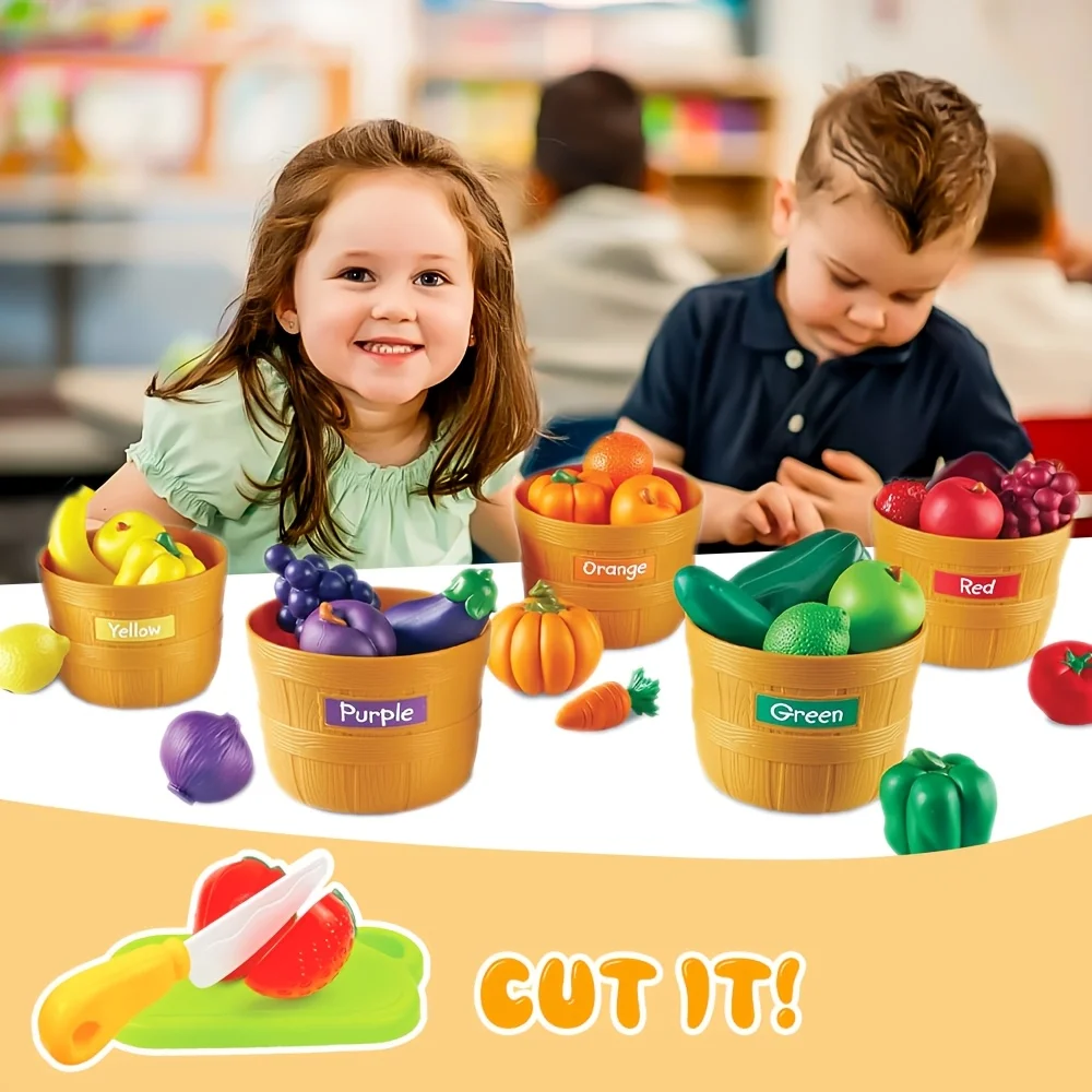Juego de comida para niños: cocina de simulación de frutas cortables - imagen 3