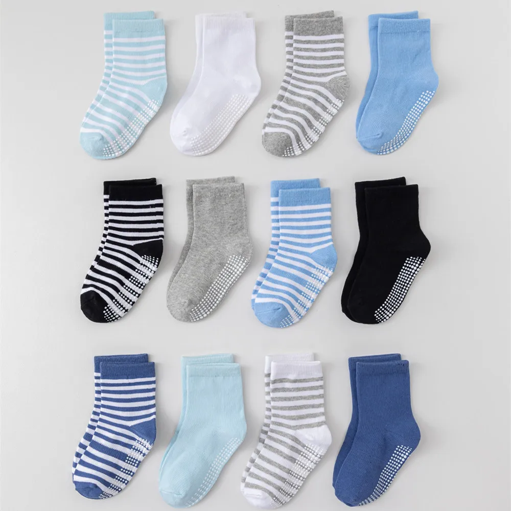 Calcetines antideslizantes de algodón para bebés y niños pequeños – De 0 a 7 años - imagen 3