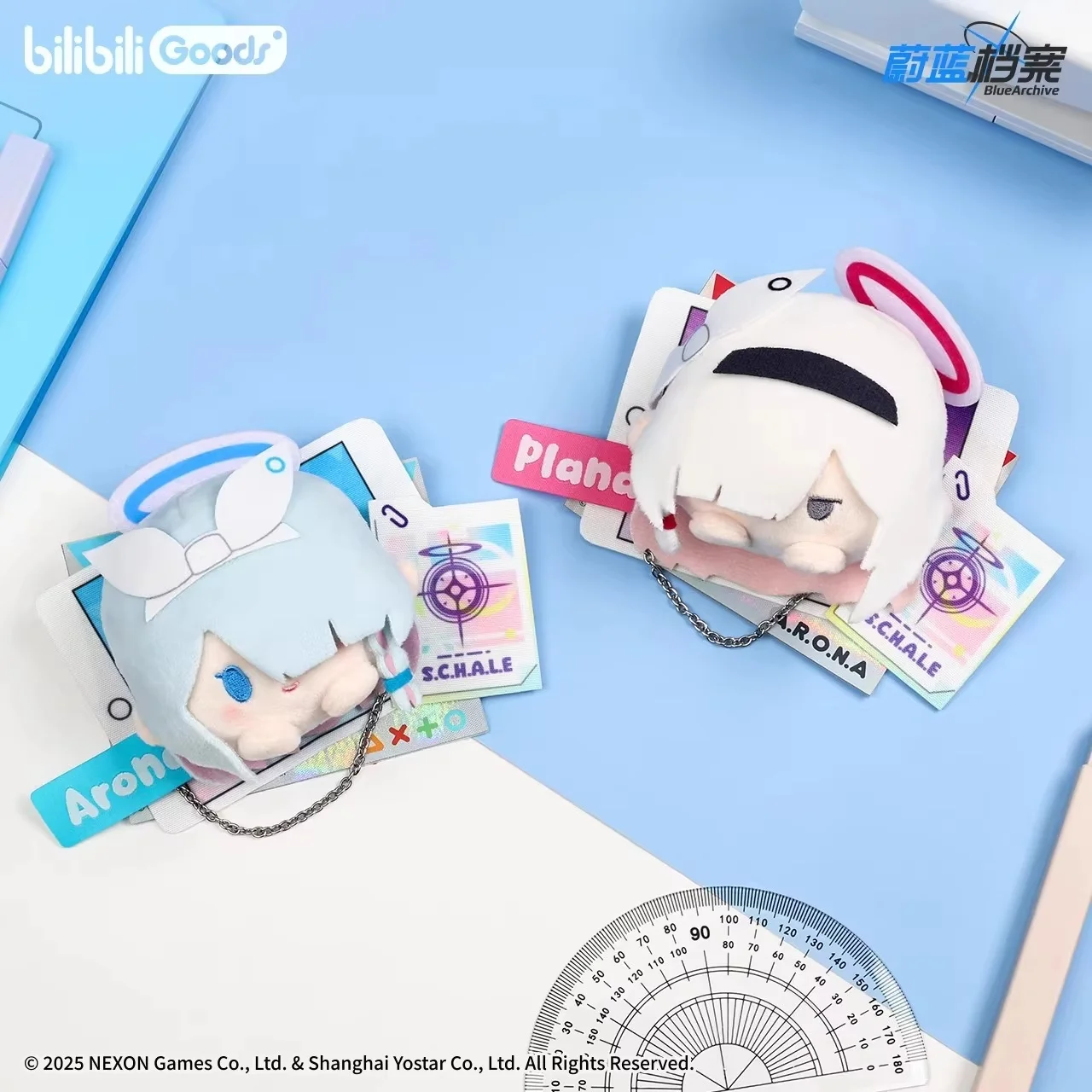 Blue Archive llavero de peluche colgante bañador para regalos - imagen 3