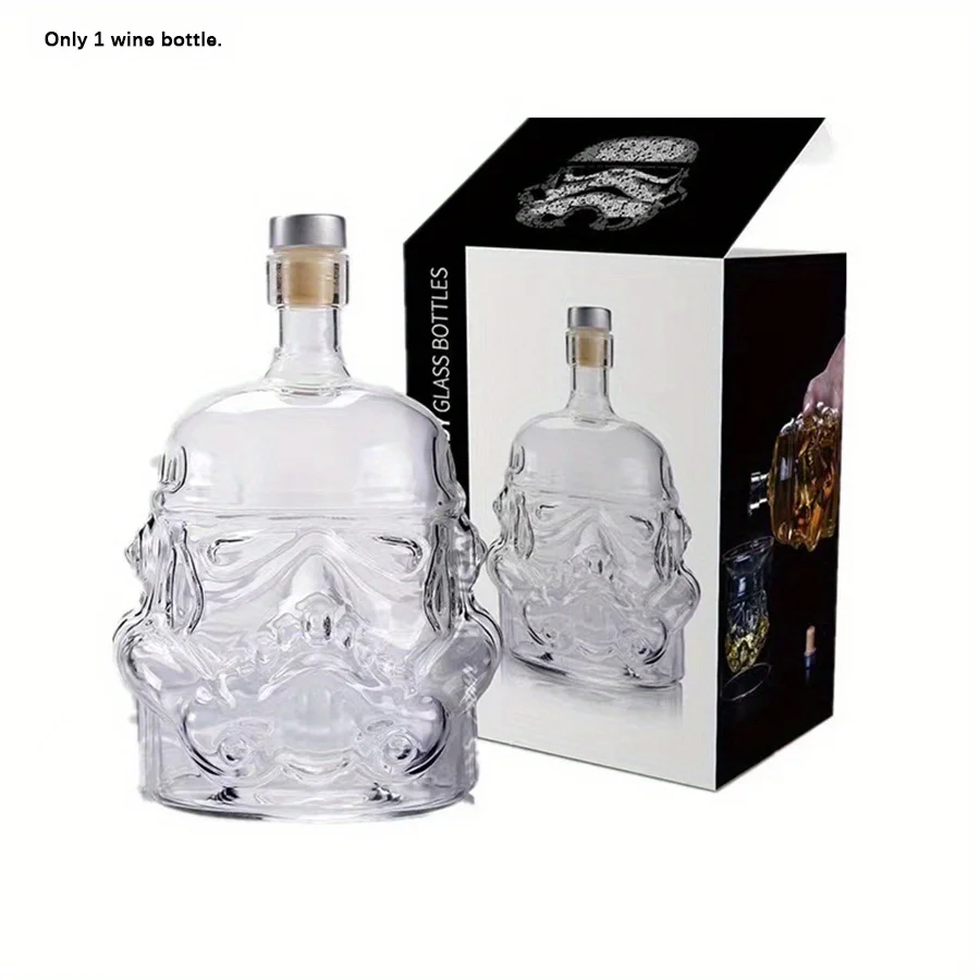 Carefe decantador de whisky transparente con vasos para regalo - imagen 3