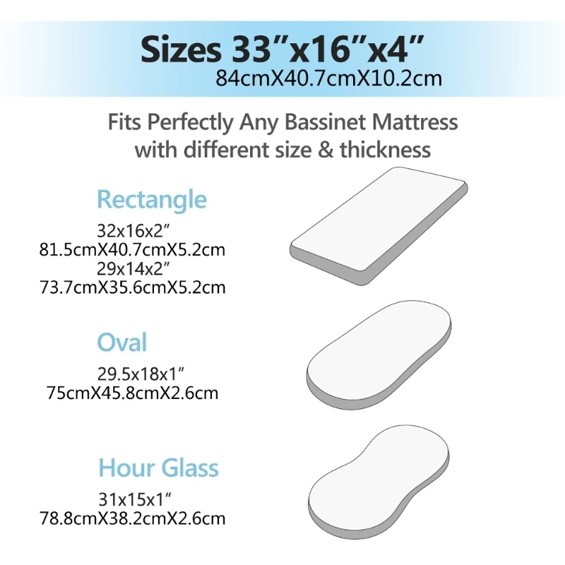 Sábanas universales para cuna con protectores y funda de cambiador - imagen 5