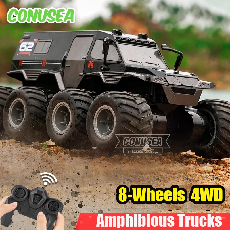 JJRC Coche teledirigido anfibio todoterreno con acrobacias para niños