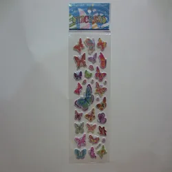 Pegatinas 3D de mariposas con efecto burbuja para manualidades